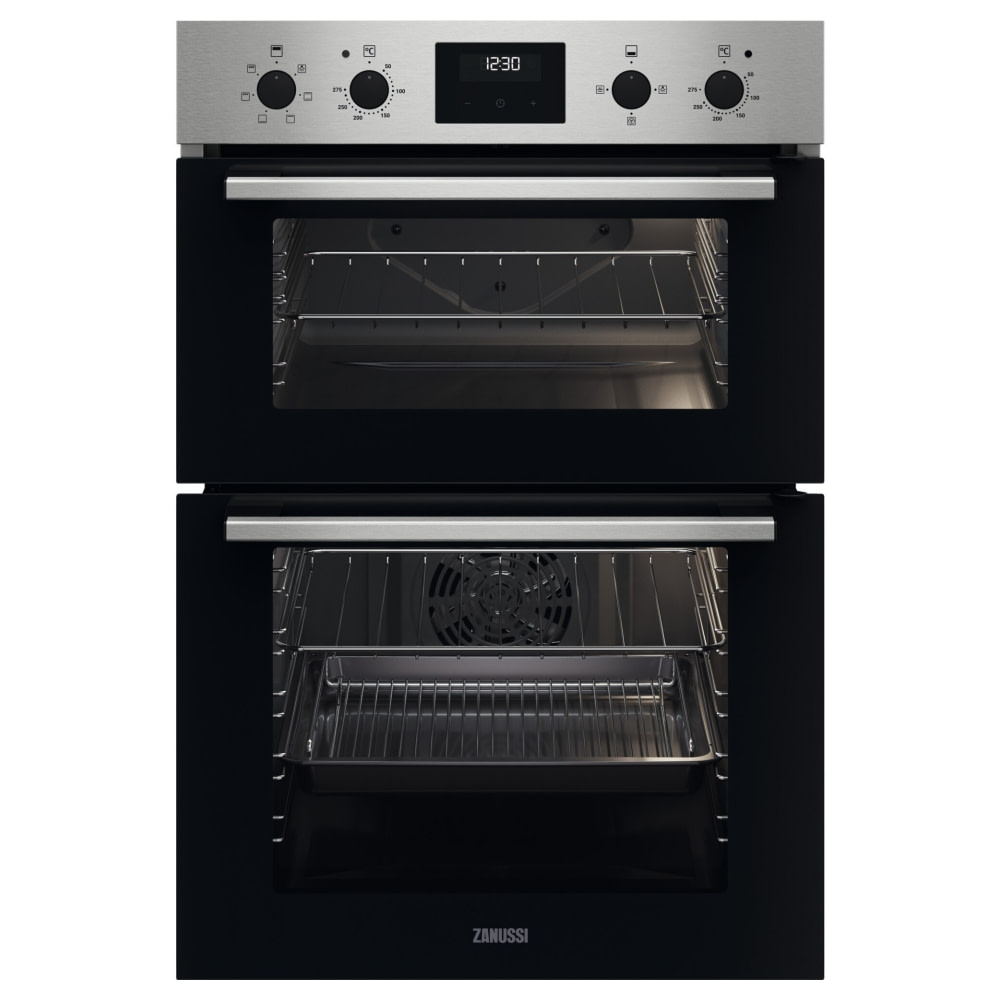Zanussi ZKCXL3X1 Built In Multifunction Double Oven STAINLESS STEEL
