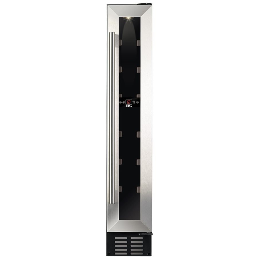 CDA FWC152SS 15cm Freestanding Under Counter Wine Cooler STAINLESS