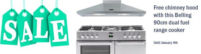 Belling Cooker with free cooker hood