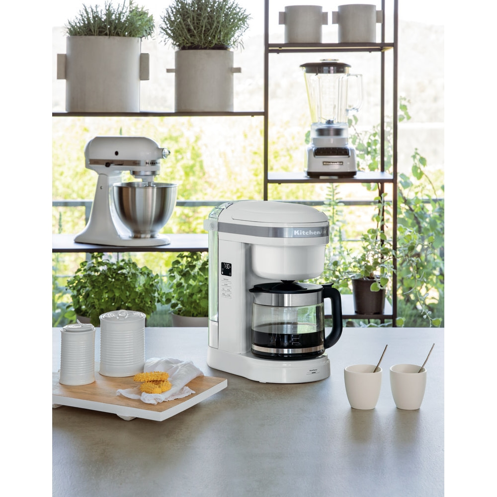 KitchenAid 5KCM1208BWH Freestanding Drip Coffee Maker WHITE