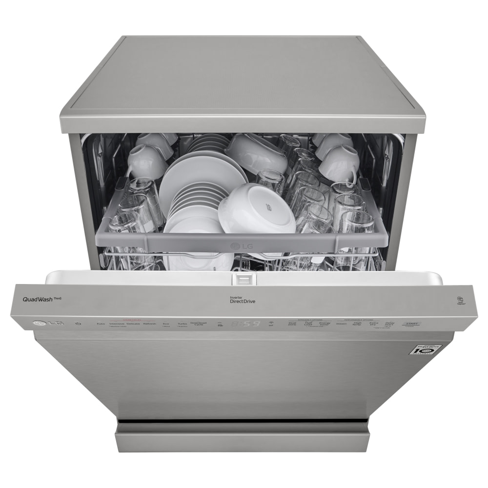 LG DF222FPS 60cm Freestanding Dishwasher STAINLESS STEEL Appliance City