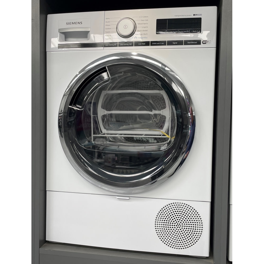 Siemens WT48XRH9GB - EX DISPLAY 9kg IQ-500 Heat Pump Condenser Dryer ...