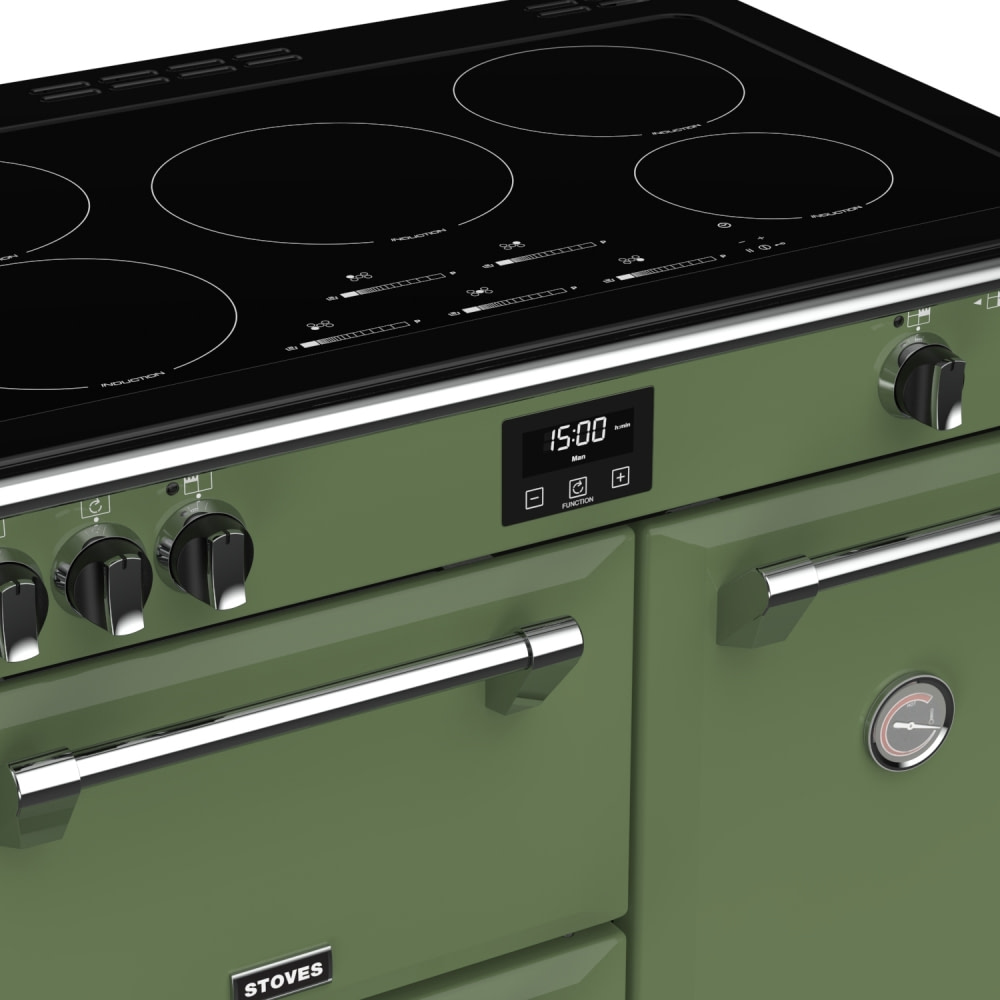 Stoves RICHMOND DX S900EICBSGR Richmond 900mm Induction Range Cooker