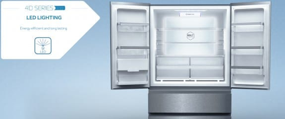 NEW Haier 4D Series 100 - 4DS100 Fridge Freezer | LED Lighting
