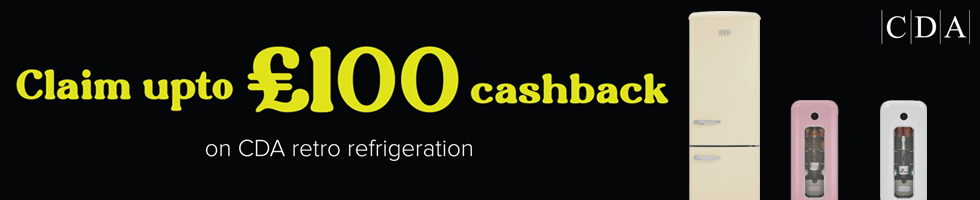 Claim up to £100 cashback on CDA retro refrigeration