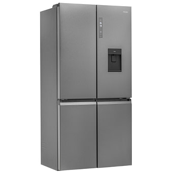 Haier Htf 520ip7 Four Door Fridge Freezer With Water And Ice Silver Appliance City