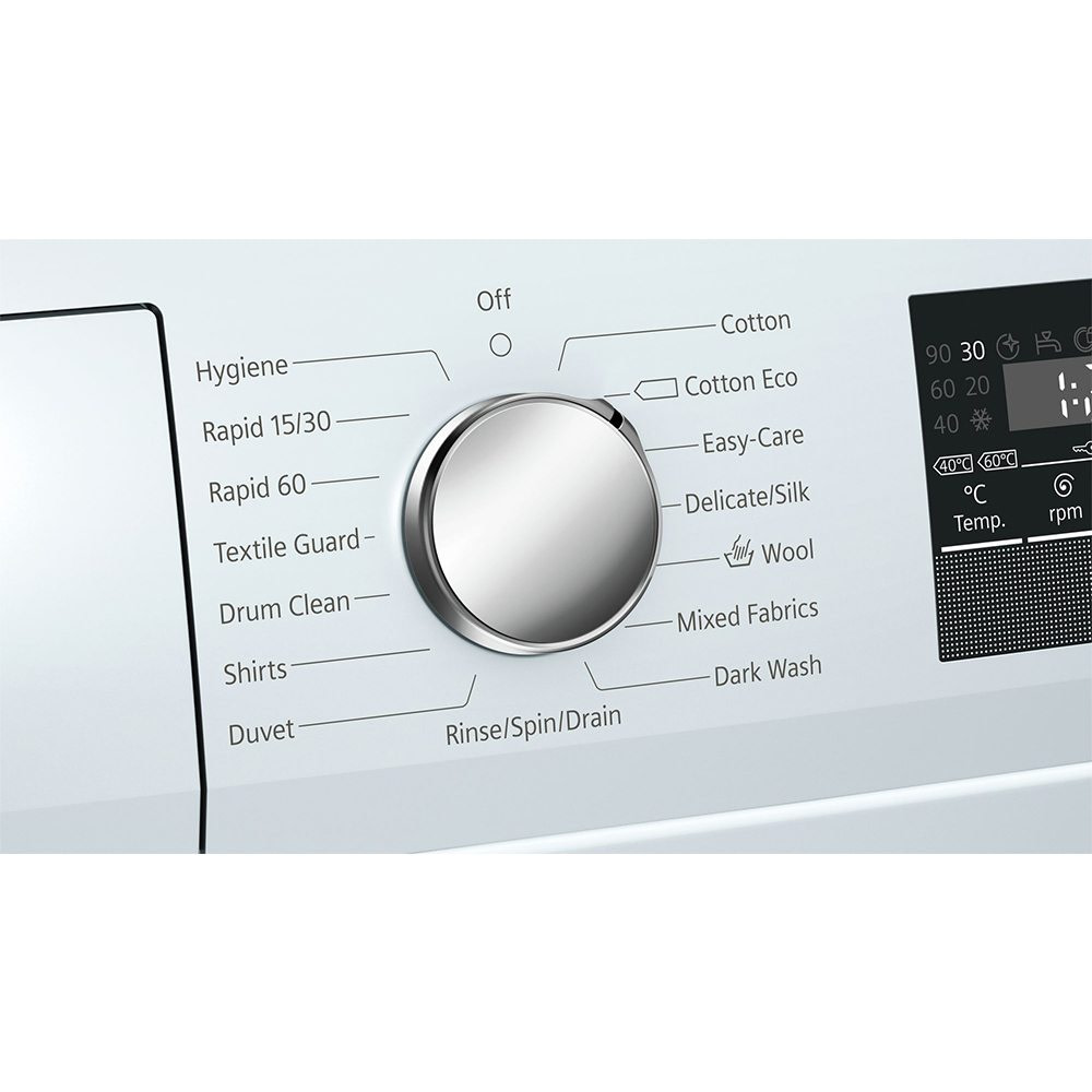 Siemens Wm14n201gb 8kg Iq 300 Washing Machine 1400rpm White