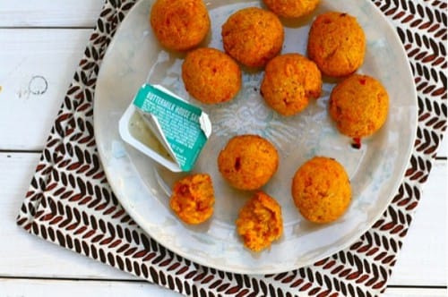 cheddar carrot bites