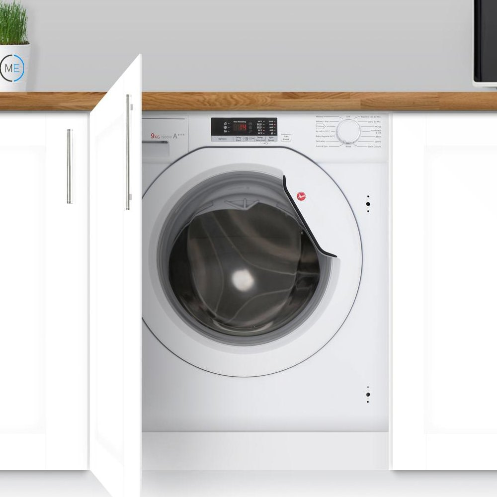 Hoover HBWM915D80 9kg Fully Integrated Washing Machine 1500rpm ...