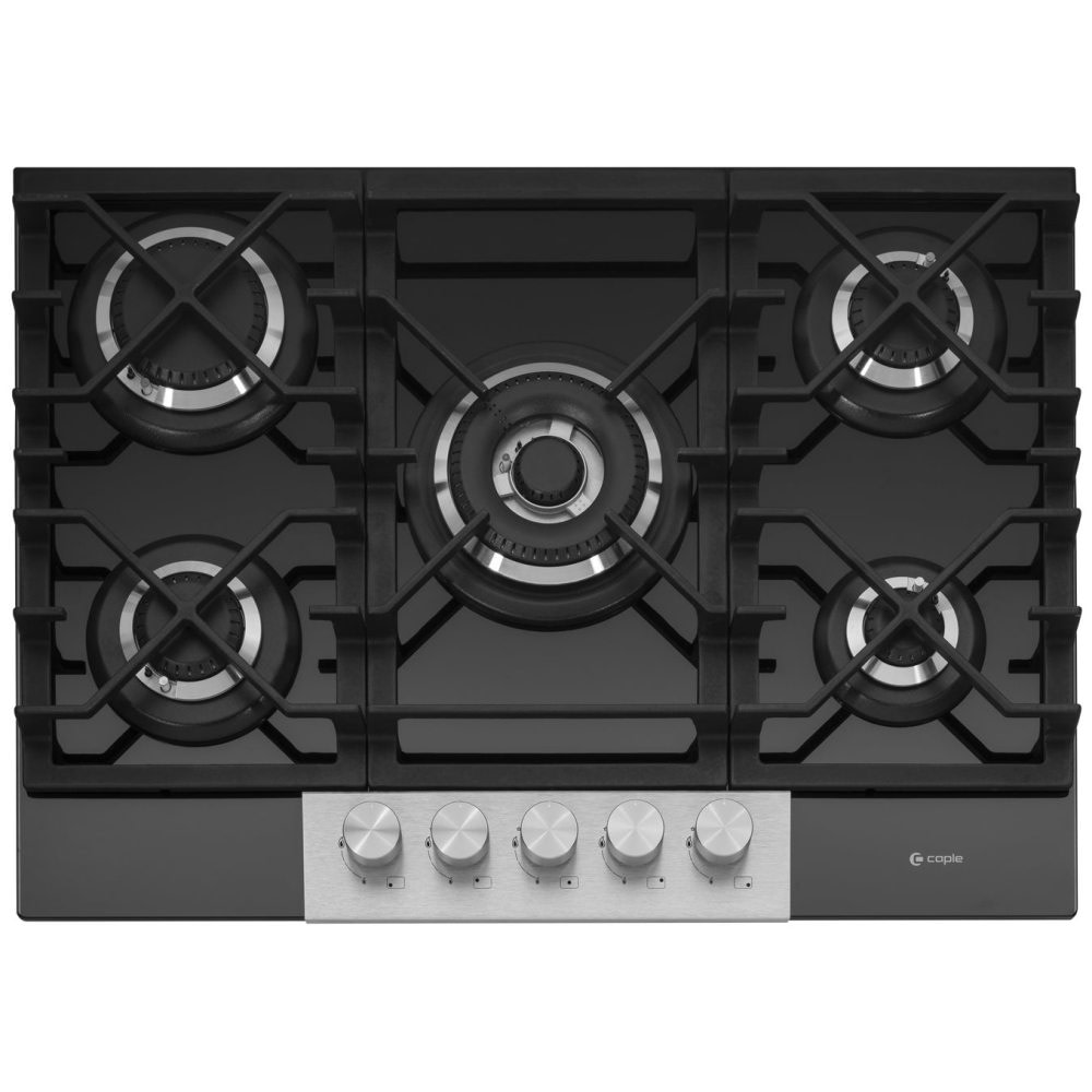 birds eye-view of a gas hob