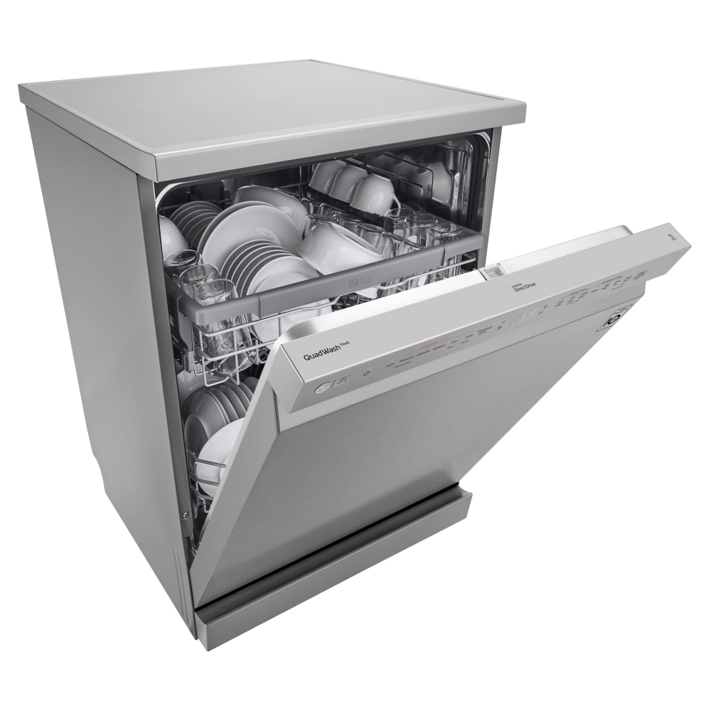 LG DF222FPS 60cm Freestanding Dishwasher STAINLESS STEEL Appliance City