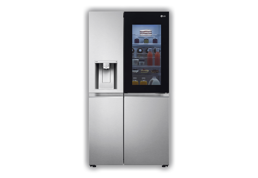 LG GSXV91BSAE Door In Door Instaview American Fridge Freezer With Ice & Water Non Plumbed – STAINLESS STEEL