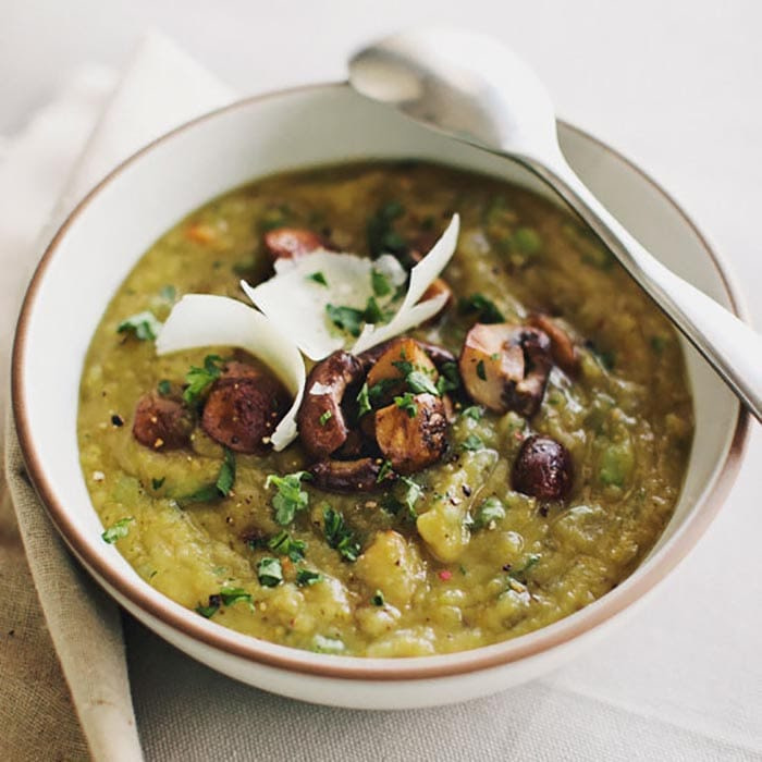 Split Pea Soup with Portobello Mushrooms - Recipes - Appliance City