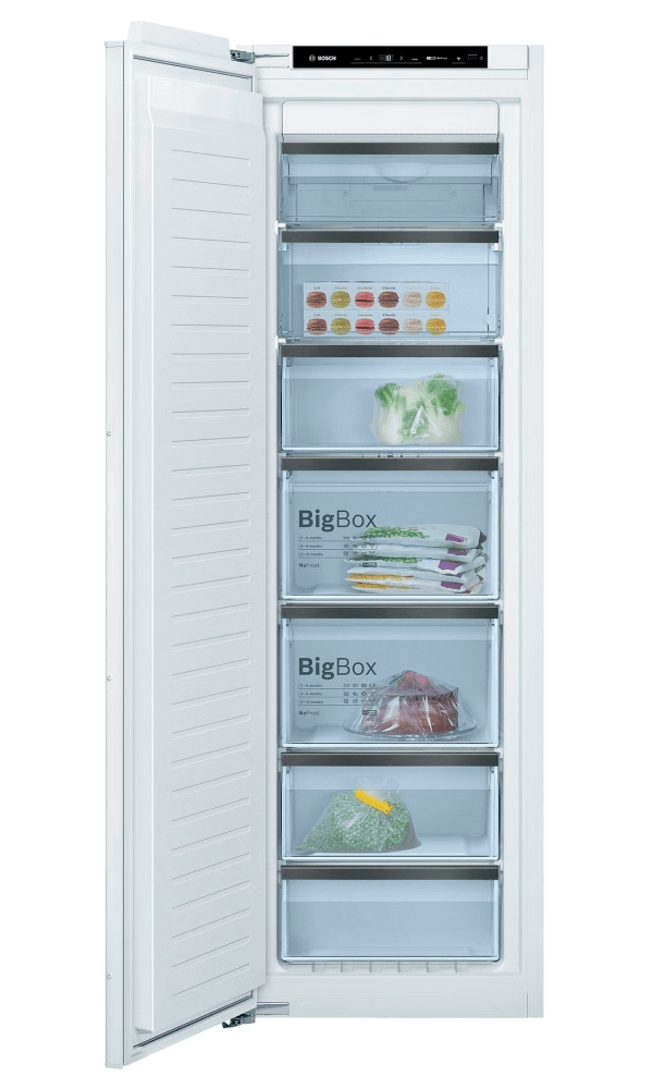Bosch GIN81HCE0G 177cm Series 8 Integrated In Column Frost Free Freezer