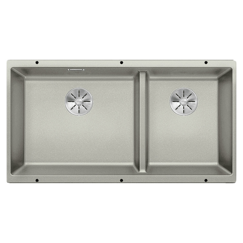 Blanco SUBLINE 480-320-U LH PEARL GREY Silgranit 1.5 Bowl Undermount ...