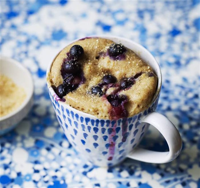 Mug Cakes - Recipes - Blueberry Mug Muffin - Appliance City