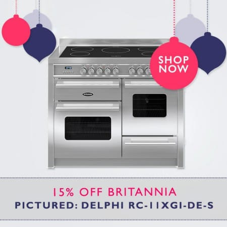 15% OFF Britannia Range Cookers Exc. Wyre Model | Appliance City