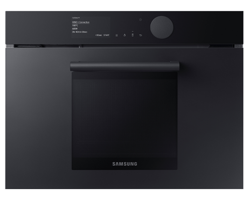 A Samsung Infinite line, compact built-in steam oven