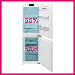 50/50 split fridge freezer