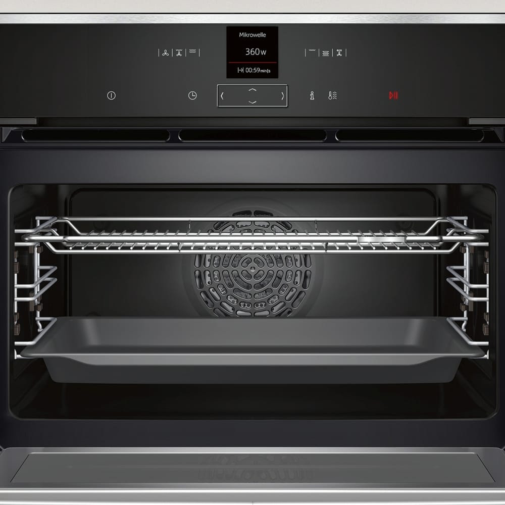 Neff C17MR02N0B - EX DISPLAY N70 Compact Oven With Microwave - STAINLESS STEEL - Appliance City