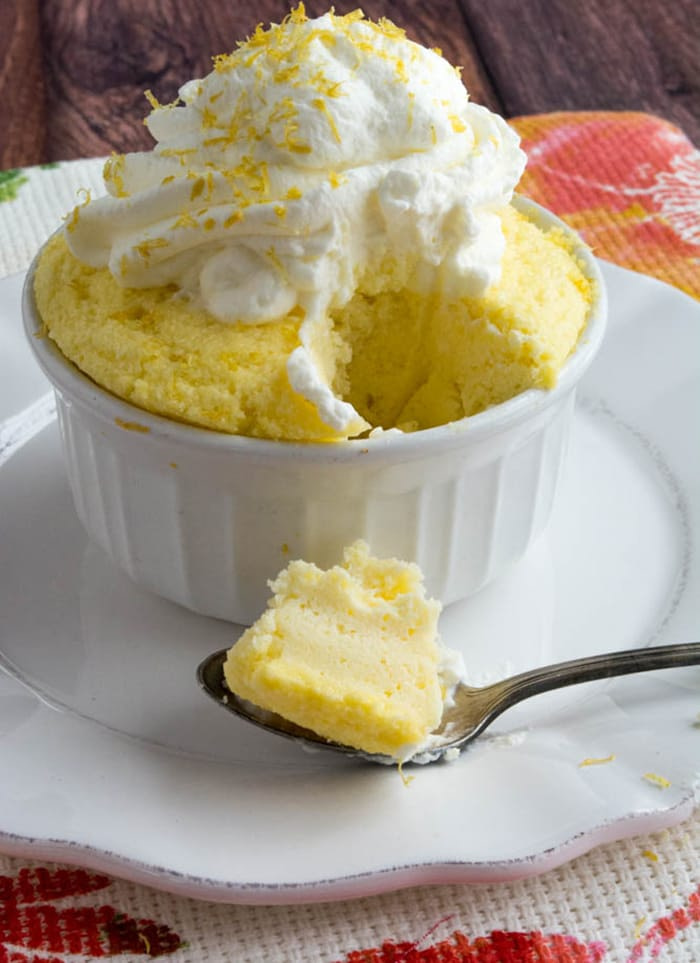 Mug Cakes - Recipes - Sugar Free Lemon Mug Cake - Appliance City
