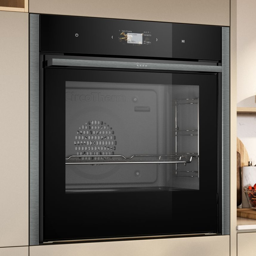 Neff B64CS51G0B N90 Slide & Hide Multifunction Single Oven GRAPHITE