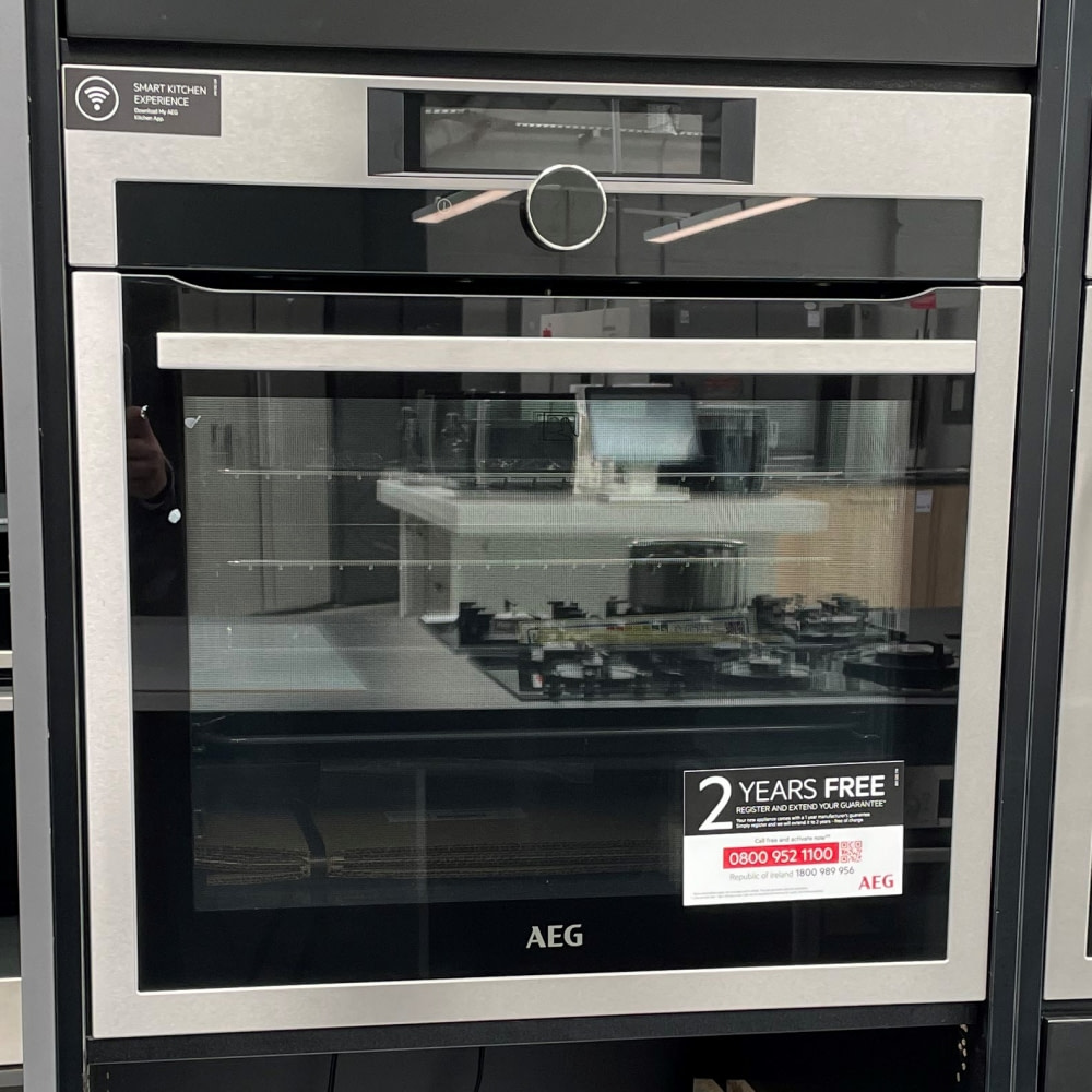 AEG BPE948730M EX DISPLAY Pyrolytic Multifunction Single Oven