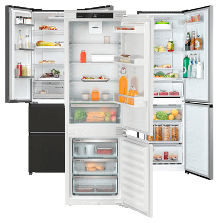 Some of the best fridge freezer brands, including Liebherr, LG and Haier