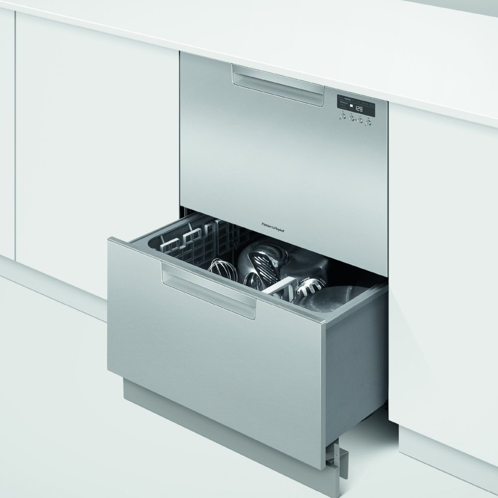 Fisher Paykel DD60DCHX8 Double Dishdrawer Ultraflat Door STAINLESS