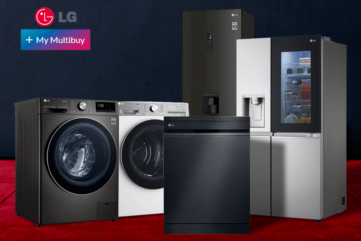 LG appliances grouped together, with My Multibuy shown as option