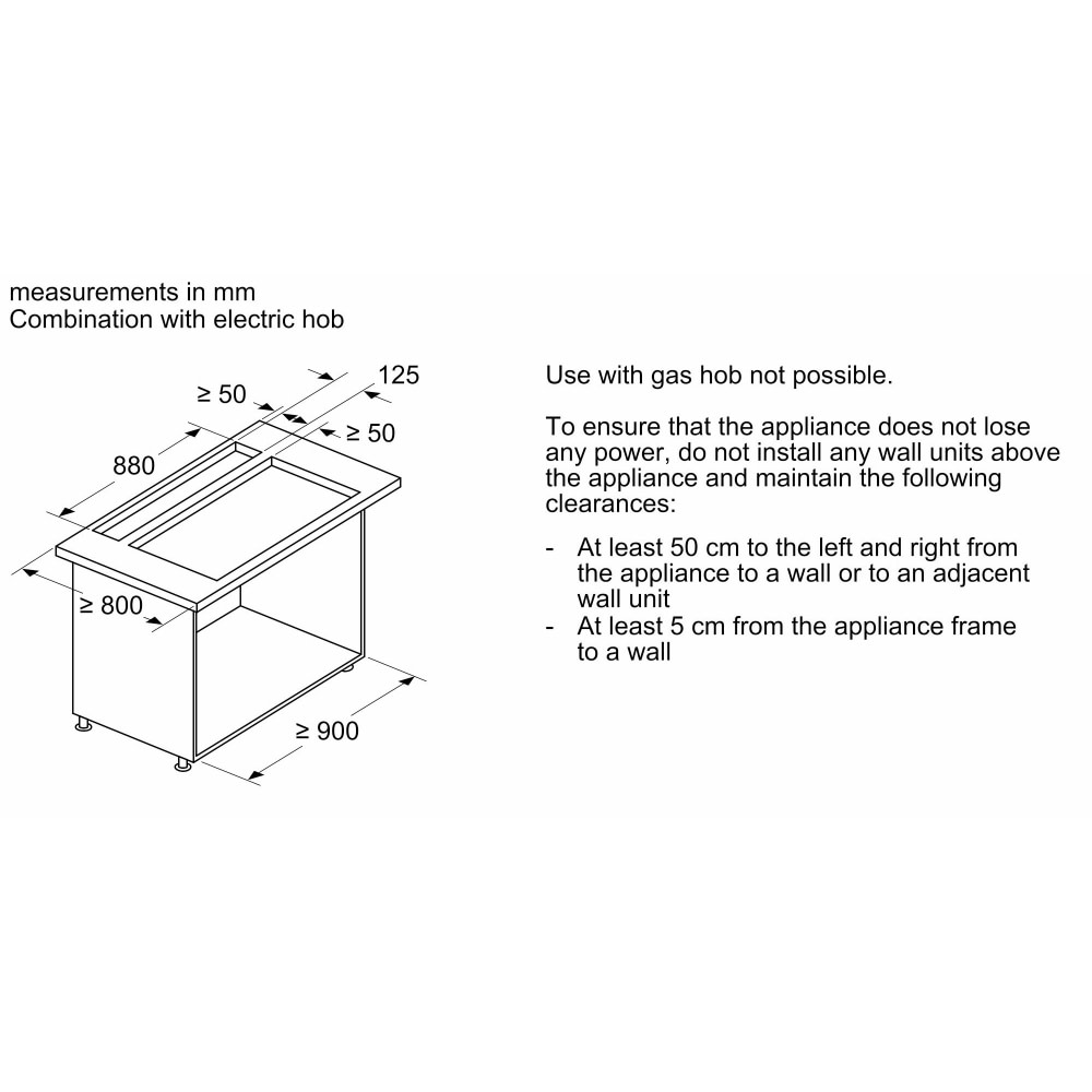 Neff I98WMM1S1B N90 90cm Downdraft Extractor BLACK Appliance City