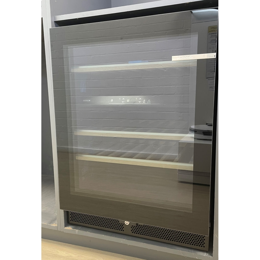 Bosch KWK16ABGAG - EX DISPLAY 60cm Undercounter Dual Zone Wine Cooler ...