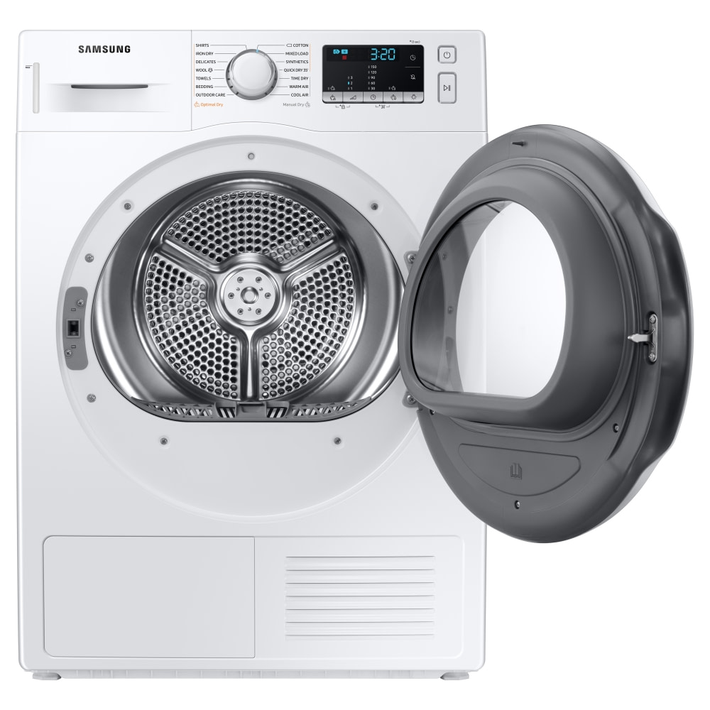 Samsung DV80TA020TE 8kg Heat Pump Condenser Dryer WHITE Appliance City