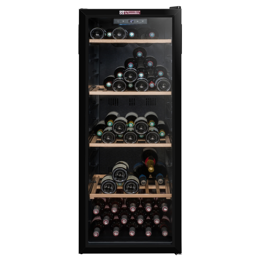 La Sommeliere SLS106 49cm Freestanding Wine Cooler BLACK Appliance City