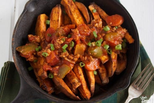 sweet potato chili fries