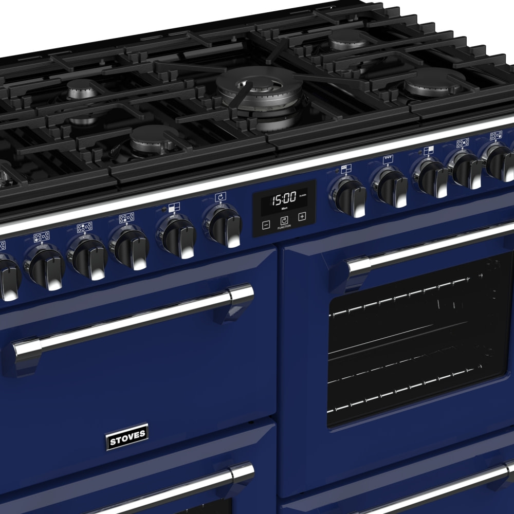 Stoves RICHMOND DX S1000DFCBMGA Richmond 1000mm Dual Fuel Cooker BLUE