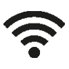 Grey wifi icon