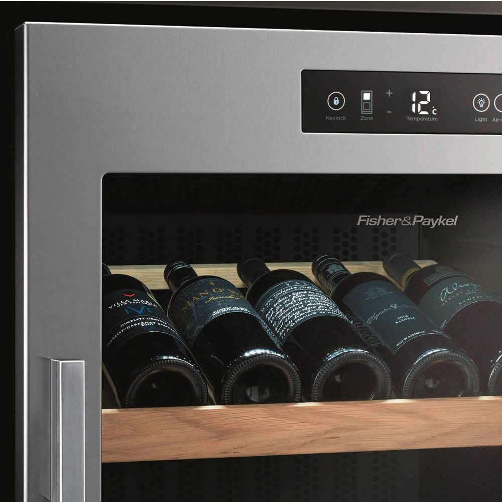 Fisher Paykel RF206RDWX1 60cm Freestanding Dual Zone Wine Cooler