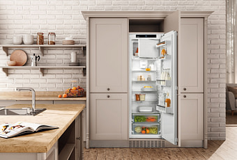 semi integrated fridge freezer