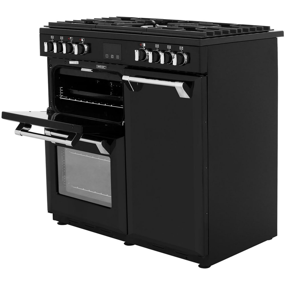 stoves belmont 900dft 90cm dual fuel range cooker