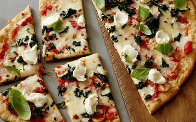 Appliance City - Recipes - Pizza with Spinach and Ricotta