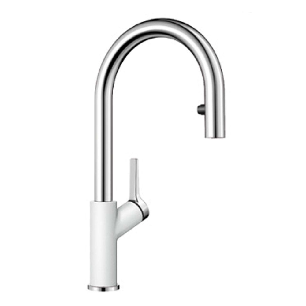 Blanco CARENAS WHITE CarenaS Single Lever PullOut Spray Tap 521368