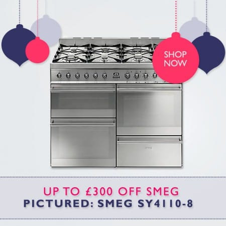 UP TO £300 off Smeg Range Cookers. FREE Christmas Delivery | Appliance City