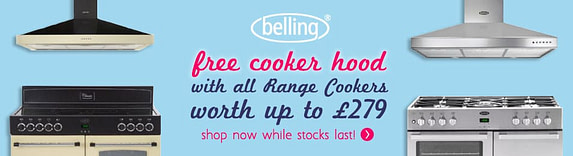 Shop Now - FREE Cooker Hood with all Belling Range Cooker | An Appliance City Exclusive