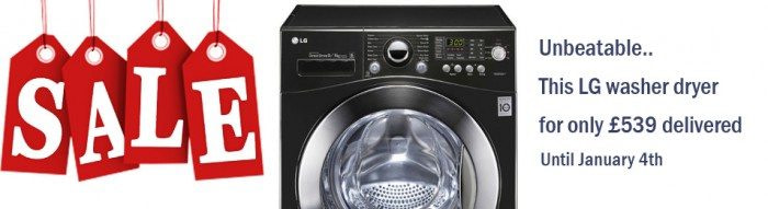 LG washer dryer £539 delivered