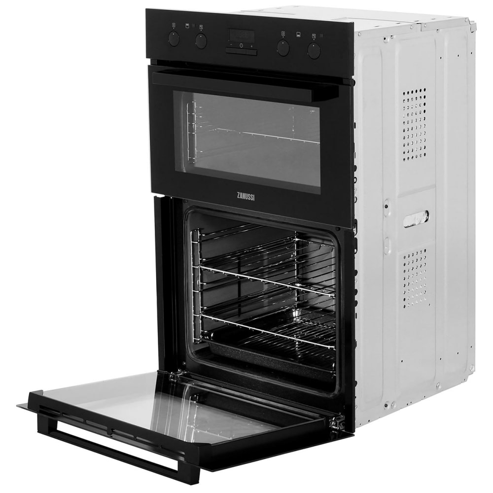 Zanussi ZOD35802BK Built In Multifunction Double Oven BLACK