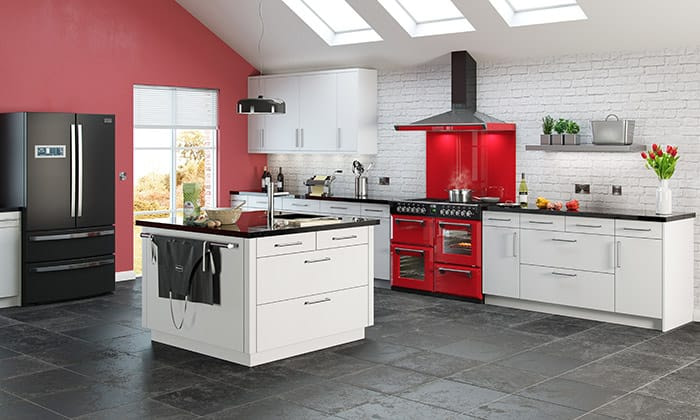 Stoves Range Cooker - Jalapeno Red - Appliance City