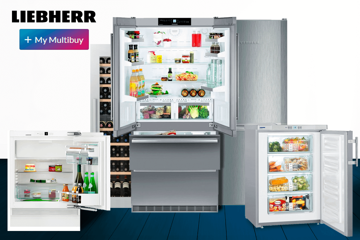 Liebherr appliances grouped together, with My Multibuy shown as option