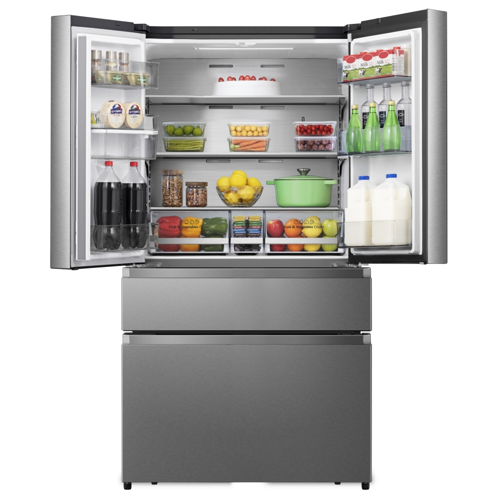 Hisense RF749N4WIF French Style Fridge Freezer With Non Plumbed Water ...