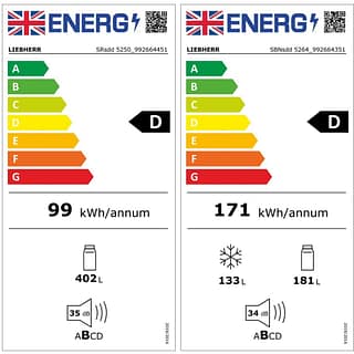 Liebherr XRCSD5255 121cm Prime Biofresh 3 Door Side By Side Fridge